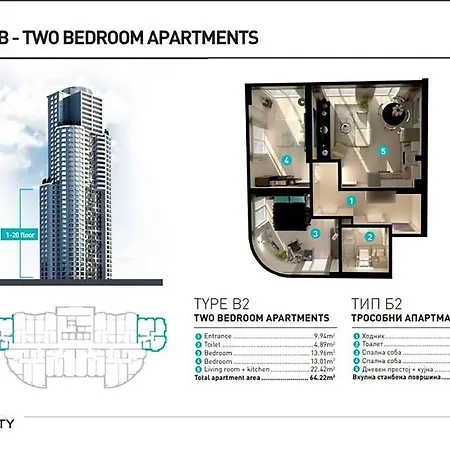 16th Floor Sky View With Pool And Fitness 스코페